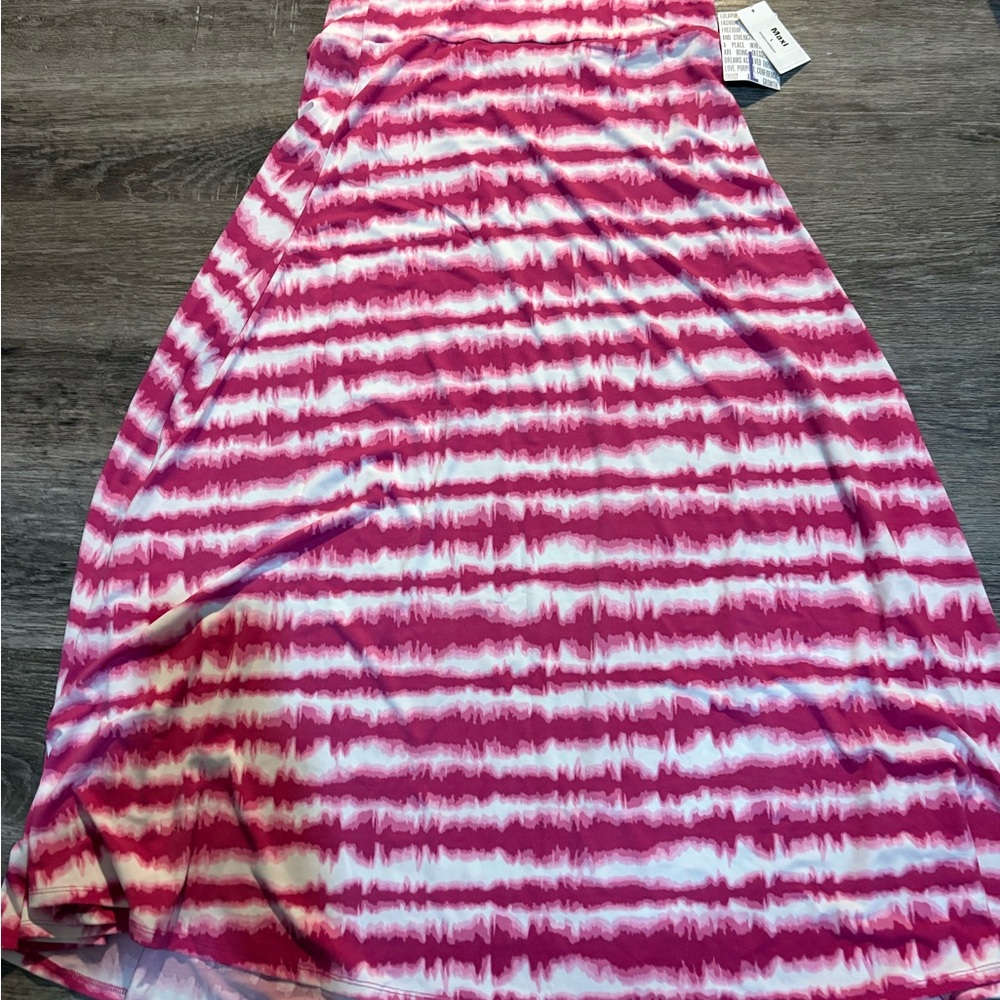 Lularoe maxi skirt / dress can be worn either way large new with tag